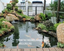 Thi Công Hồ Cá Koi Quảng Ninh – Kiến Tạo Thiên Đường Thủy Sinh Ngay Tại Ngôi Nhà Bạn! Hotline: 0913.019.659