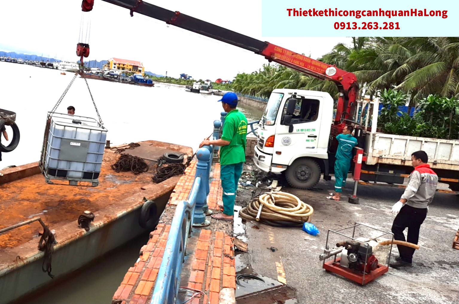 DỊCH VỤ CẨU HÀNG HOÁ, CHO THUÊ CẨU TỰ HÀNH TẠI HẠ LONG - LH 0913.263.281