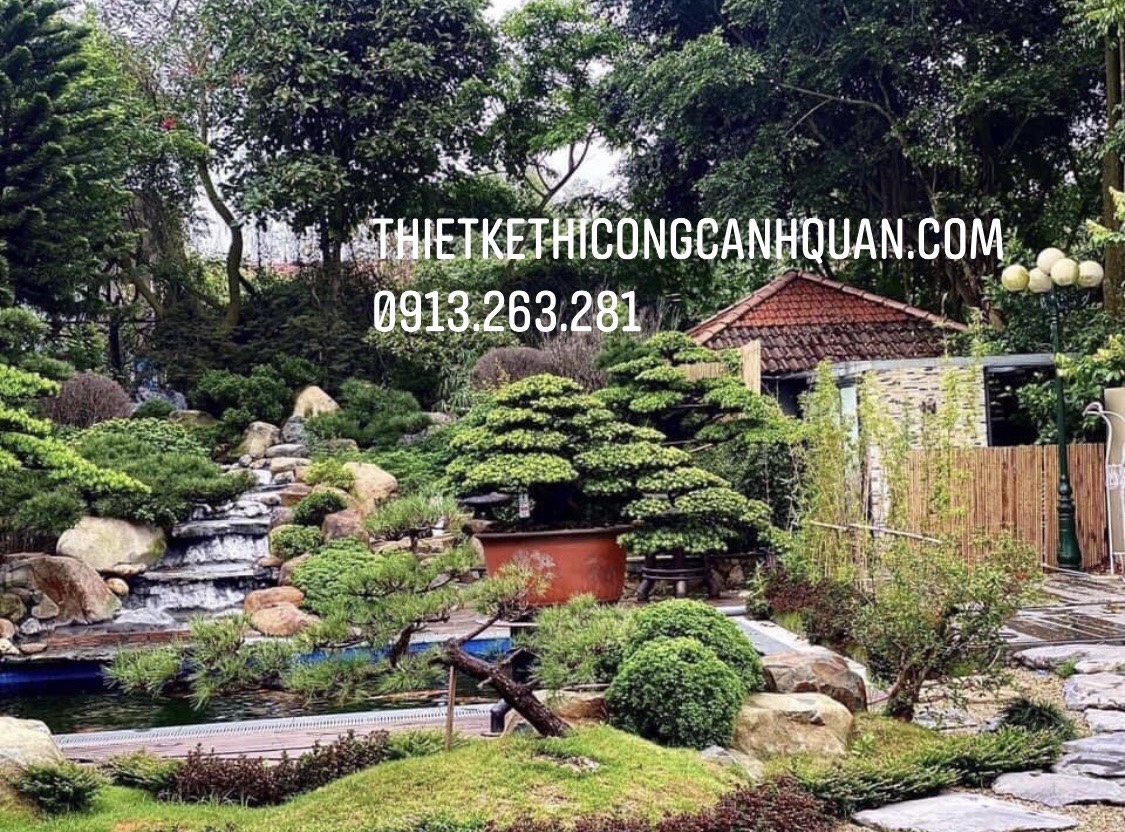 THI CÔNG SÂN VƯỜN BIỆT THỰ PHONG THỦY TẠI QUẢNG NINH