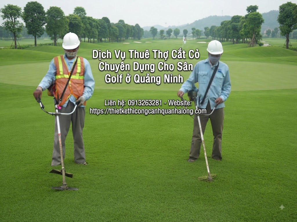Dịch Vụ Thuê Thợ Cắt Cỏ Chuyên Dụng Cho Sân Golf, Sân Bóng Đá Mini: Tiêu Chuẩn Vàng Cho Mặt Cỏ Đẳng Cấp
