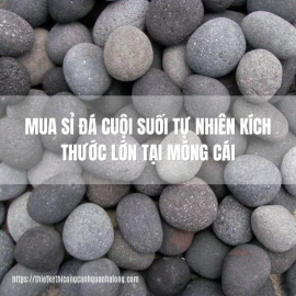 Mua Sỉ Đá Cuội Suối Tự Nhiên Kích Thước Lớn Tại Móng Cái: Bí Quyết Chọn Lựa và Báo Giá Chi Tiết