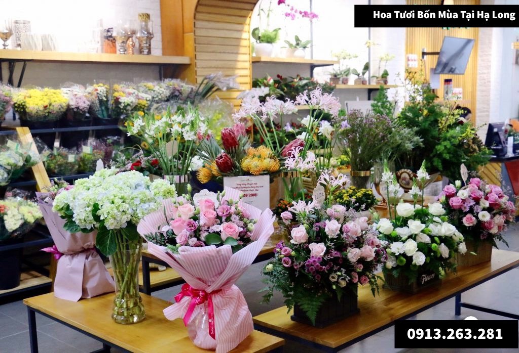 TOP 1 – SHOP HOA TƯƠI NỔI TIẾNG GIÁ RẺ TẠI HẠ LONG – 0913.263.281
