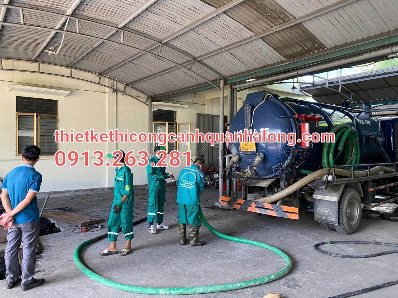 HÚT BỂ PHỐT GIÁ RẺ TẠI KHU ĐÔ THỊ MỚI QUANG HANH, CẨM PHẢ LIÊN HỆ: 0913.263.281